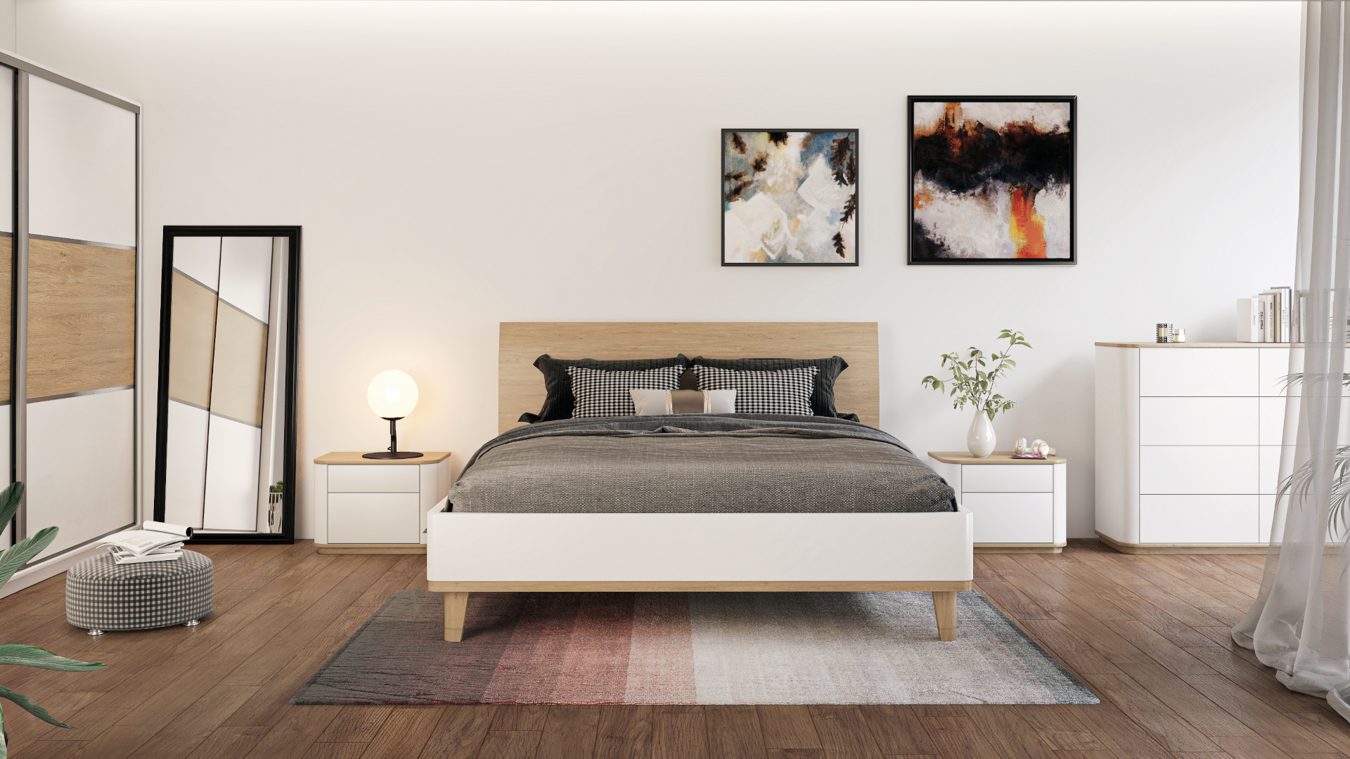 Postel Harmonia zepředu bez úložného prostoru