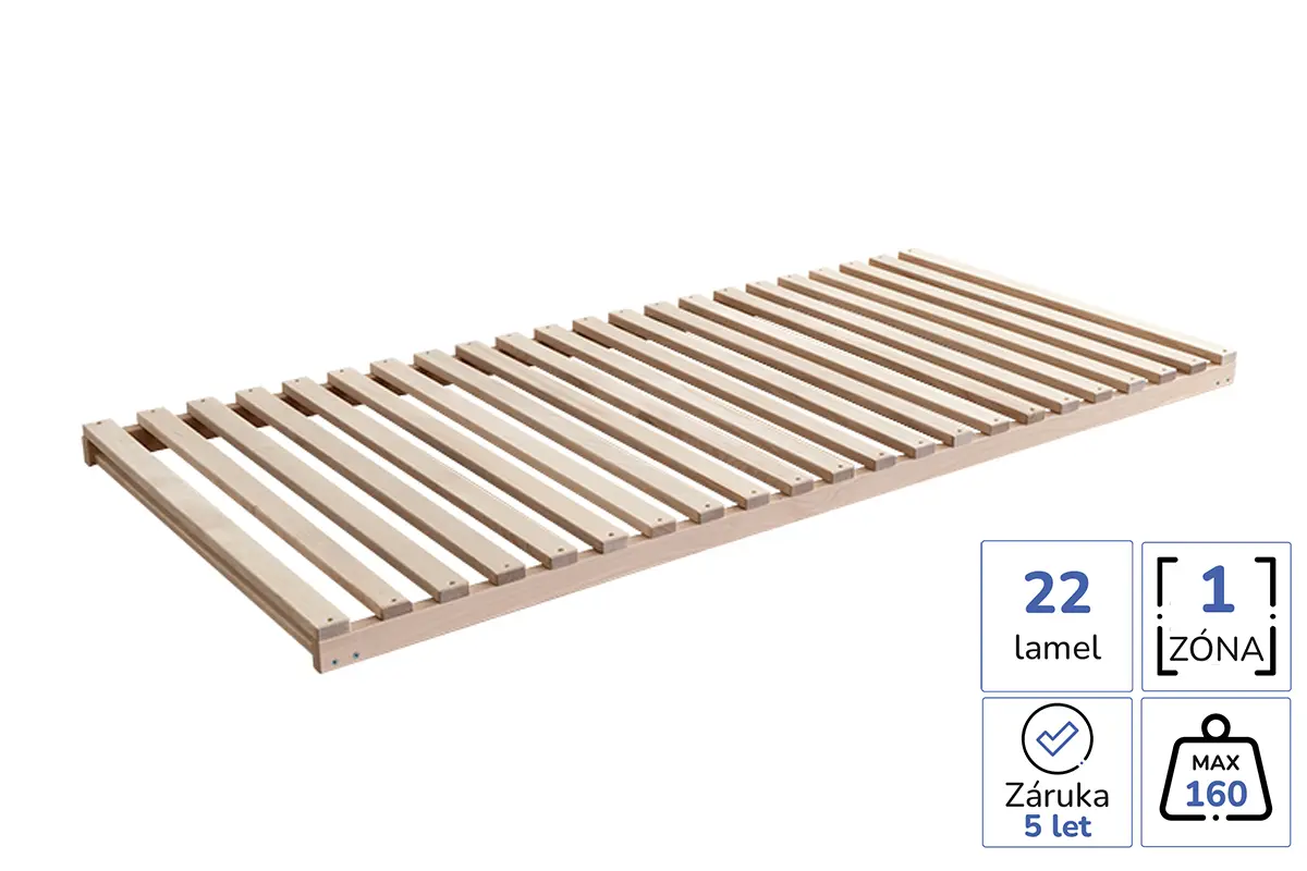 Latovy rost Fagus Latt z bukovych lati s 22 lamelami 1 zonou a nosnosti 160 kg